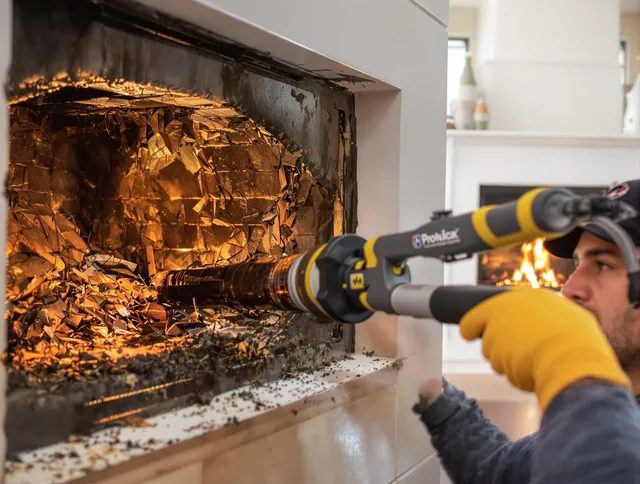 Professional chimney cleaning by Hopkinton Chimney Sweep in Hopkinton, MA
