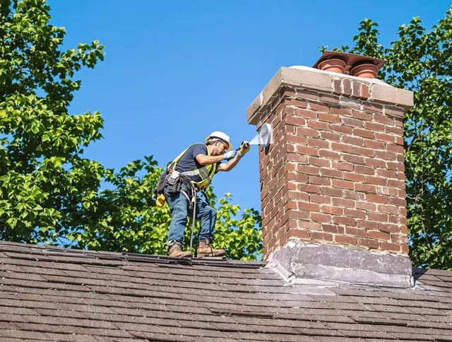 Hopkinton Chimney Sweep performing an inspection with advanced tools in Hopkinton, MA
