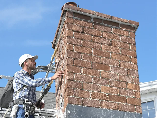 Brickwork for a chimney rebuild by Hopkinton Chimney Sweep in Hopkinton, MA