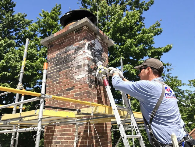 Structural chimney repair by Hopkinton Chimney Sweep in Hopkinton, MA