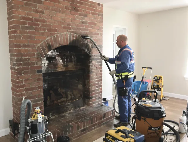 Hopkinton Chimney Sweep expert performing detailed chimney sweep in Hopkinton, MA