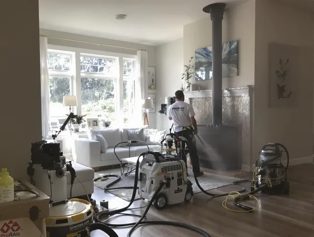 Soot removal service by Hopkinton Chimney Sweep for a fireplace in Hopkinton, MA